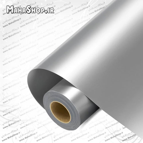 رول متالایز نقره ای 120 میکرون 91.4 سانتی متر